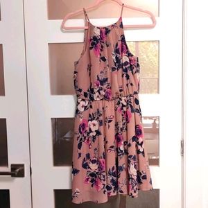 Chiffon Dusty Rose Dress